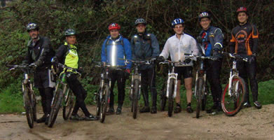 foto do grupo de ciclistas