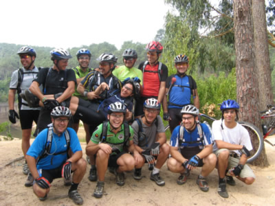 foto de grupo junto da barragem